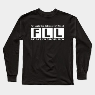 FLL Airport, Fort Lauderdale-Hollywood International Airport Long Sleeve T-Shirt